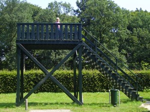 het middelpunt is een uitzichtstoren
